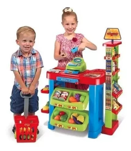 Set Super Mercado Juguete Registradora