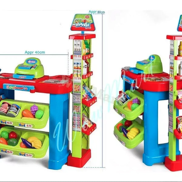 Set Super Mercado Juguete Registradora