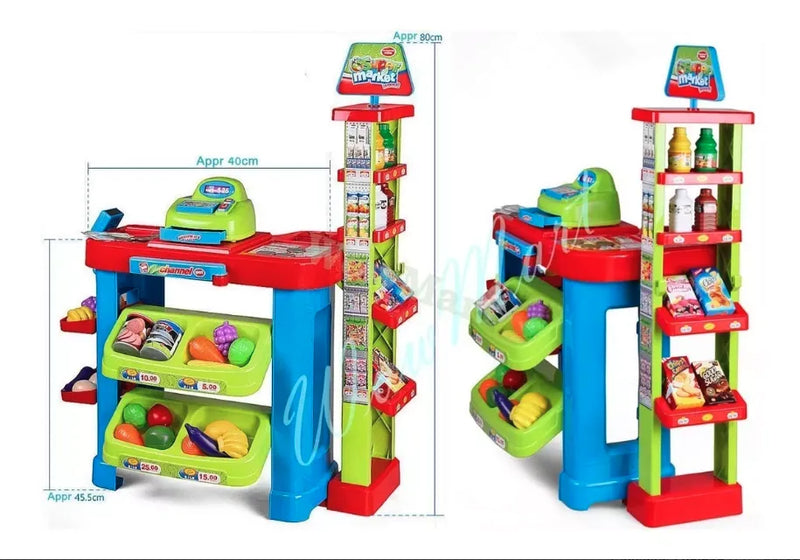 Set Super Mercado Juguete Registradora