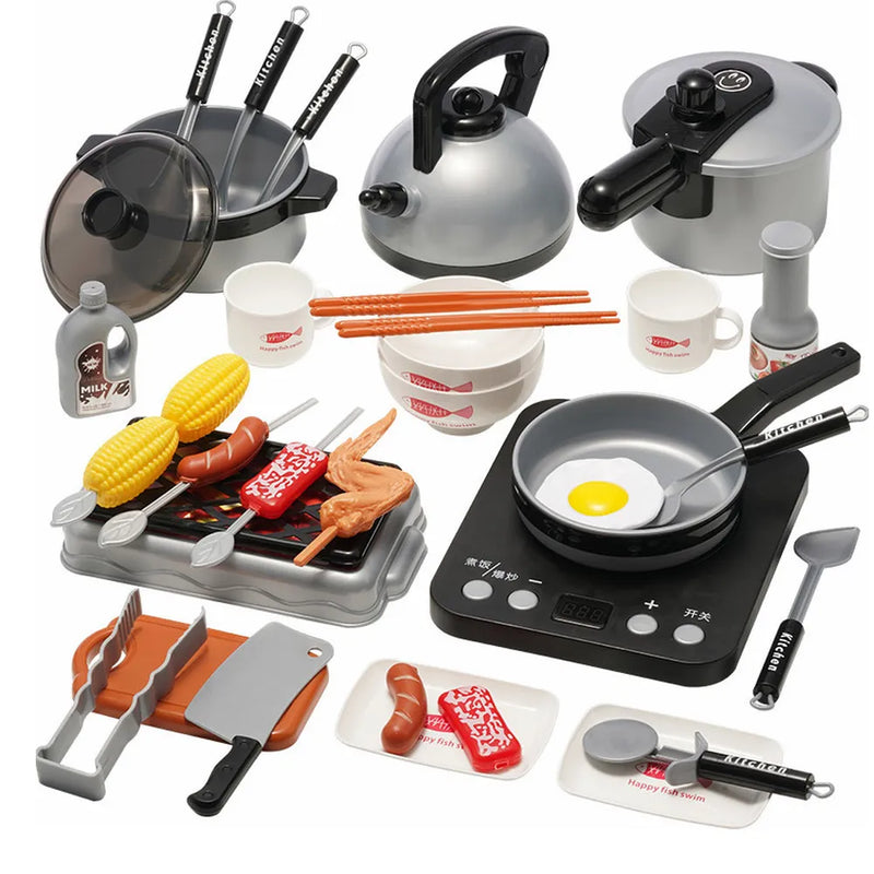 Set Juguete De Cocina Con 36 Utensilios