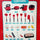 Set Juguete De Cocina Rojo Con 36