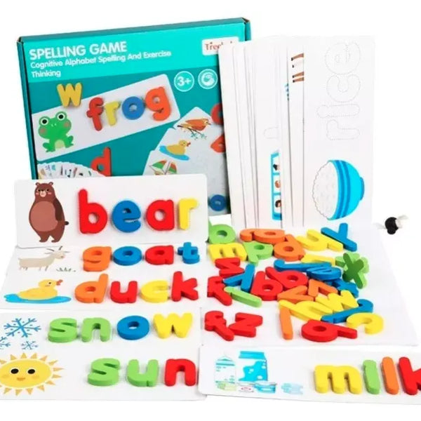 Juego Educativo De Encaje De Palabras En