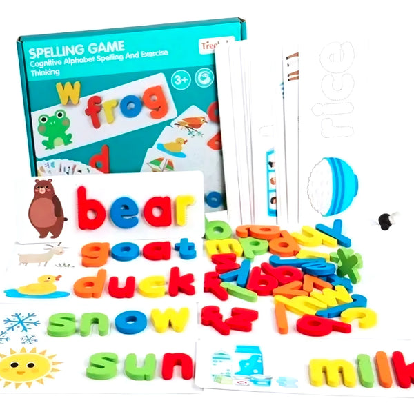 Juego Educativo De Encaje De Palabras En - Varietas Chile - Santiago
