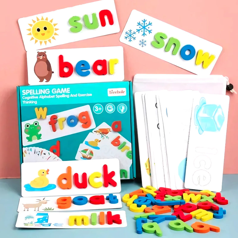 Juego Educativo De Encaje De Palabras En - Varietas Chile - Santiago
