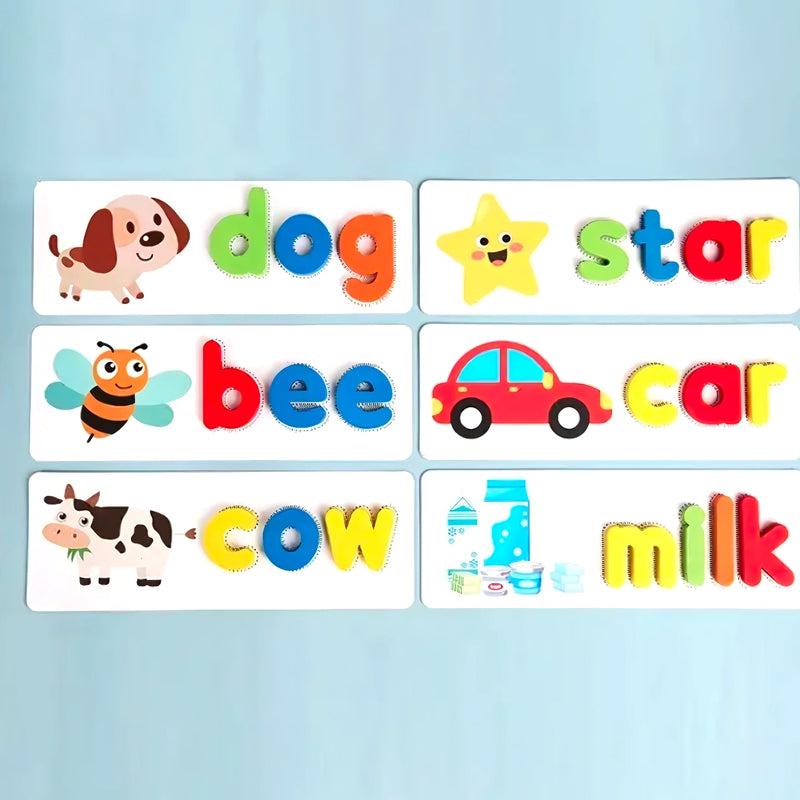 Juego Educativo De Encaje De Palabras En - Varietas Chile - Santiago