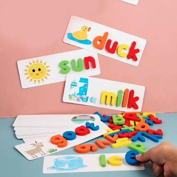 Juego Educativo De Encaje De Palabras En