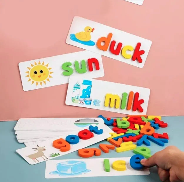 Juego Educativo De Encaje De Palabras En