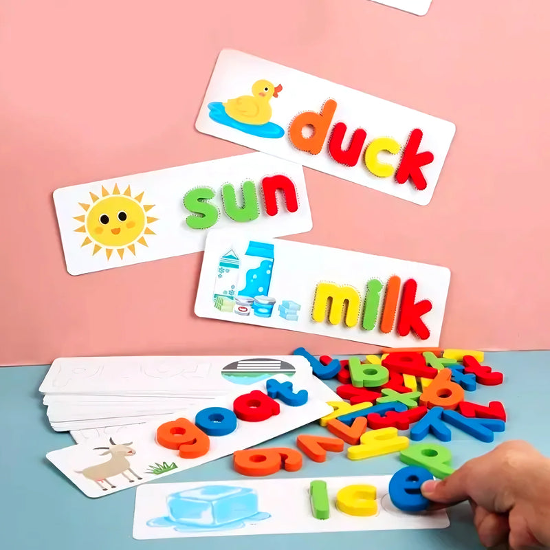 Juego Educativo De Encaje De Palabras En - Varietas Chile - Santiago
