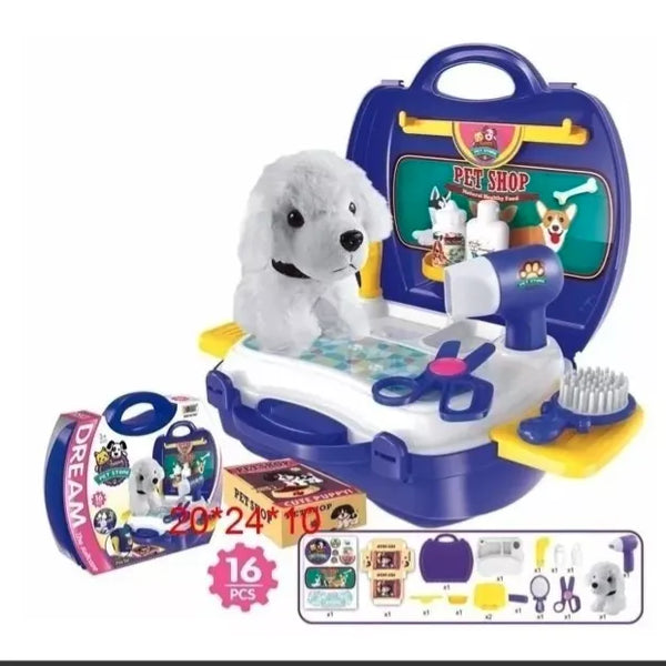 Maletin Juguete Pet Store Peluche Perrit