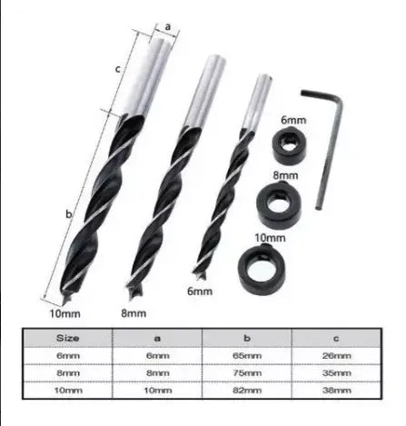 Guía Brocas Plantilla Para Tarugos De Ma