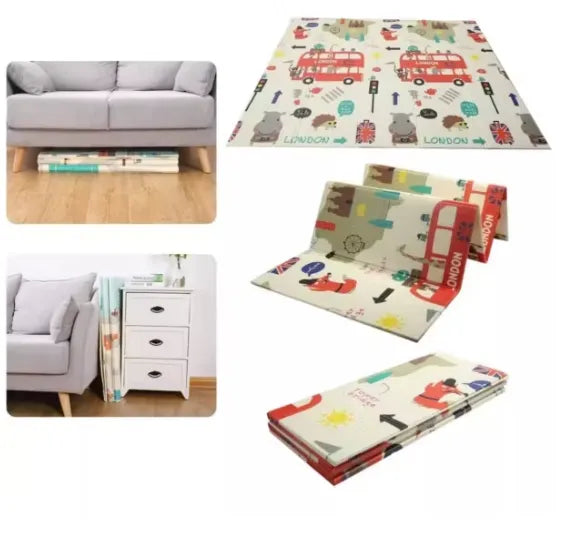 Alfombra 180X120 Antigolpes Para Bebes