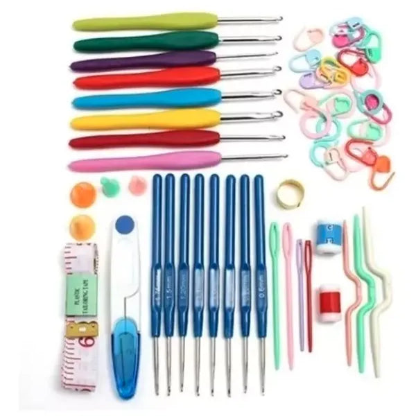 Set Crochet 60 Piezas Ergonométrico