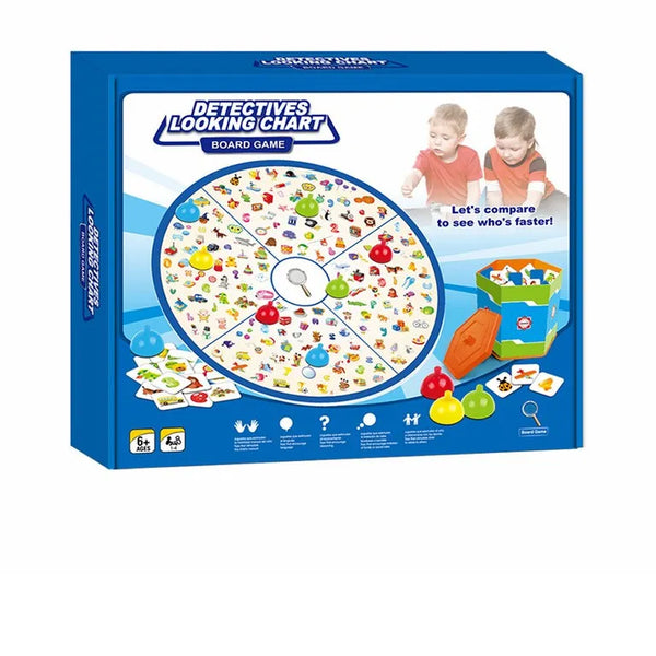 Juego De Mesa Pequeño Detective 180 Cart