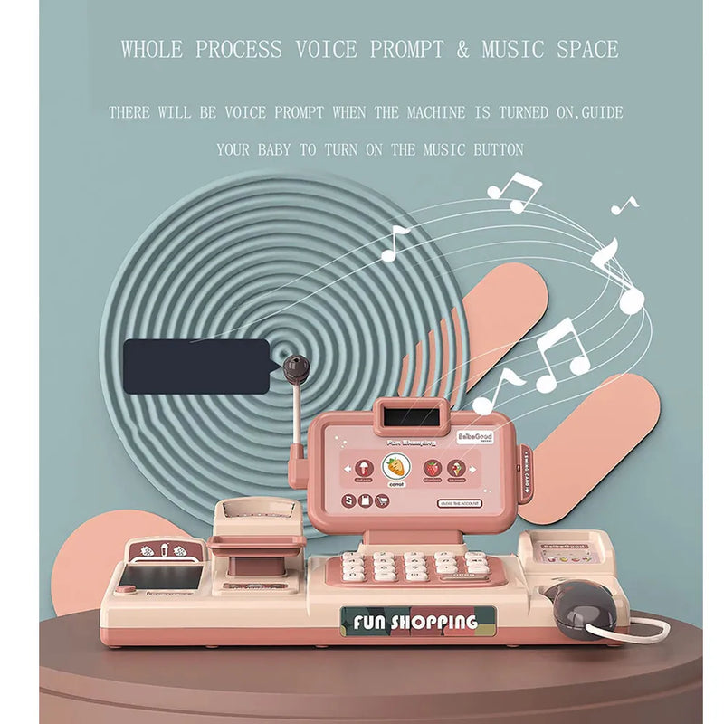 Caja Registradora Juguete Niñas Rosada