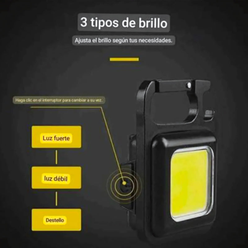 Llavero Recargable Con Luz - Varietas Chile - Santiago