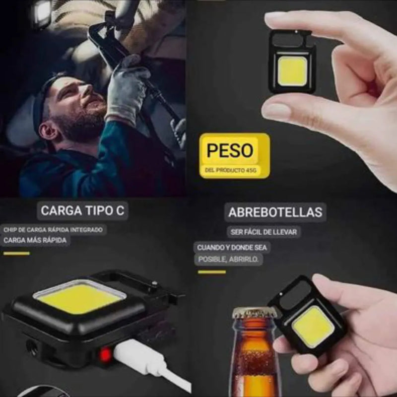 Llavero Recargable Con Luz -en tu casa Chile - Santiago