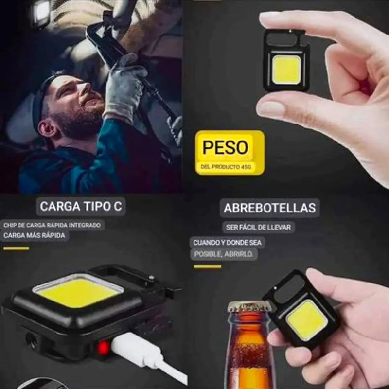 Llavero Recargable Con Luz - Varietas Chile - Santiago