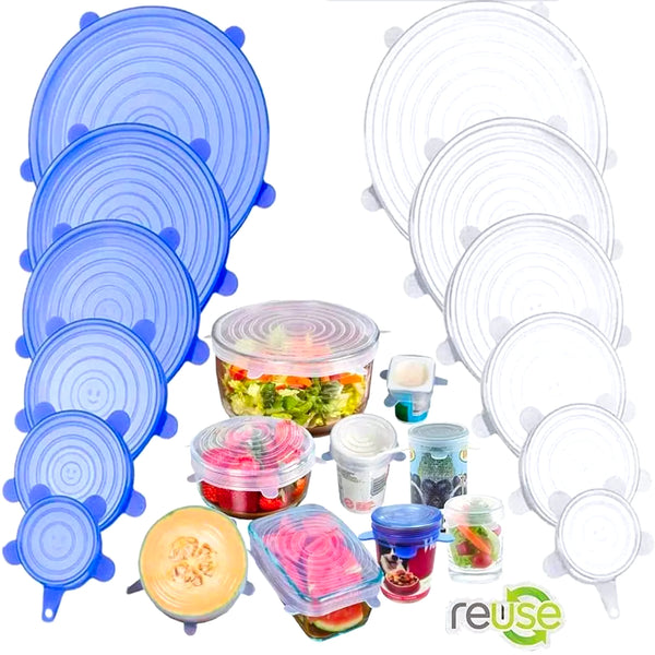 Pack De 6 Tapas Elásticas De Silicona Re - Varietas Chile - Santiago