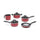 Batería De Cocina Brinox 8 Piezas Cherry