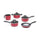 Batería De Cocina Brinox 8 Piezas Cherry