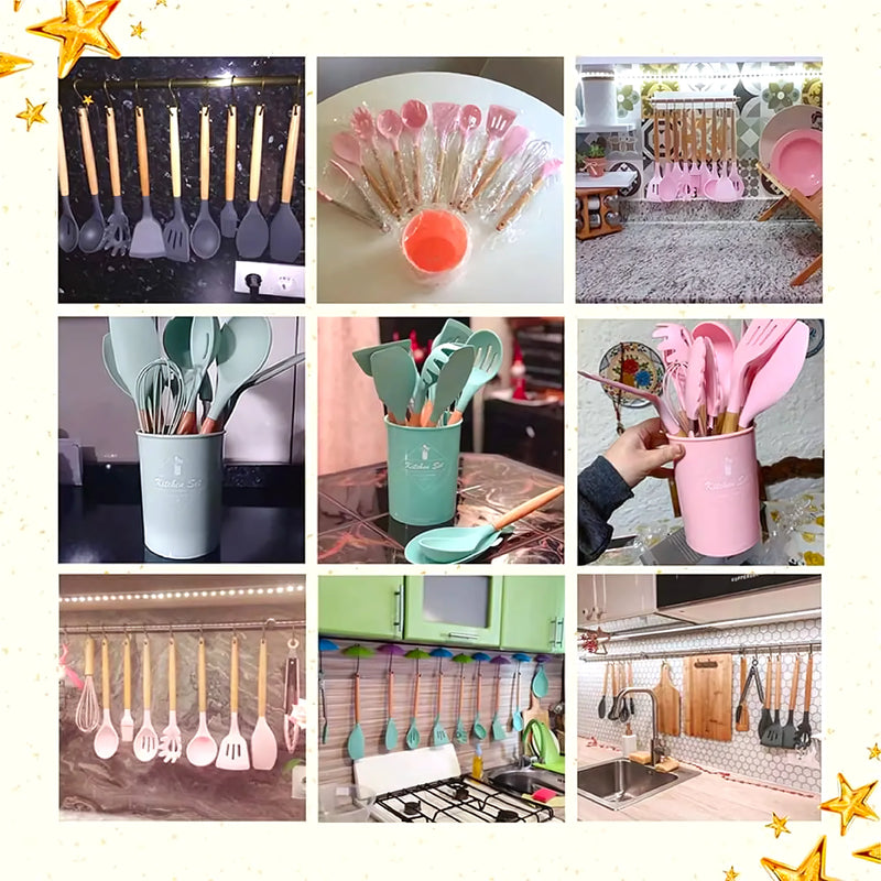 Set 12 Utensilios Para Cocina Silicona - Varietas Chile - Santiago