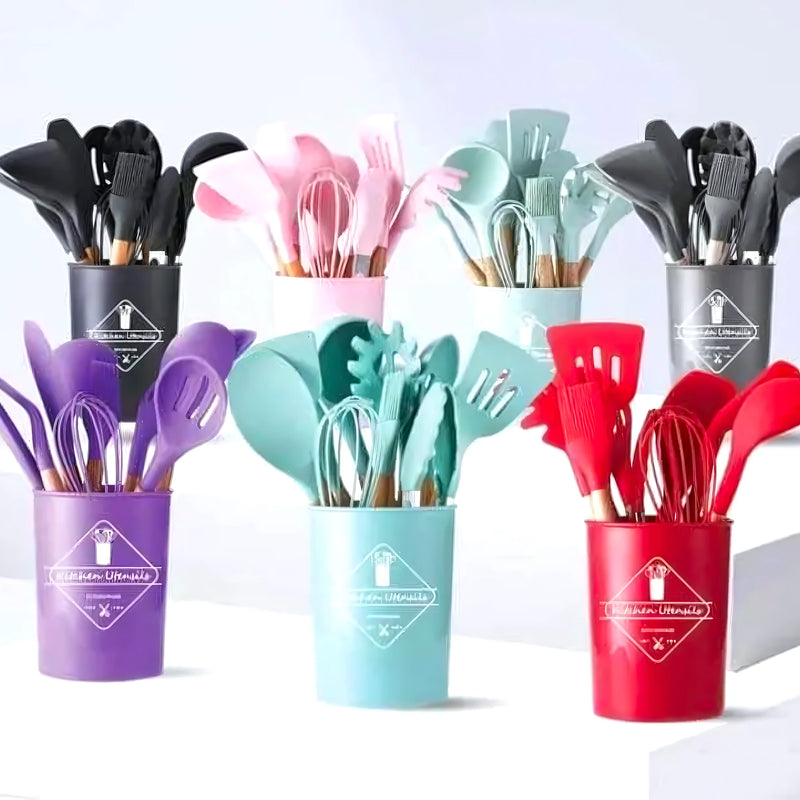 Set 12 Utensilios Para Cocina Silicona - Varietas Chile - Santiago