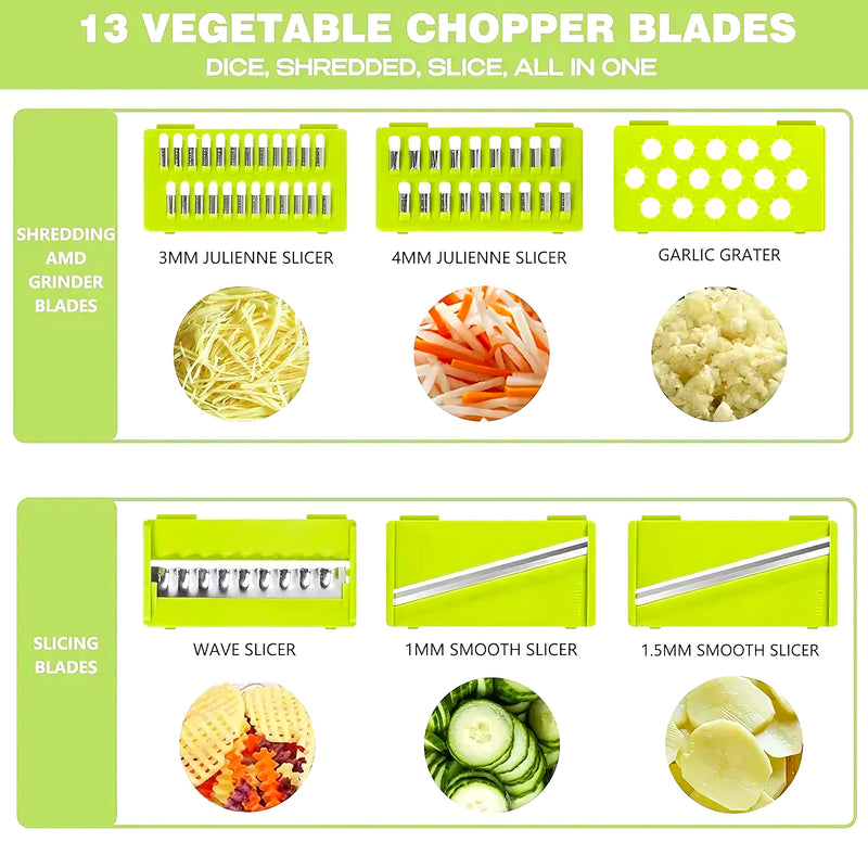 Picador Y Rayador De Verduras 22 En 1 - Varietas Chile - Santiago