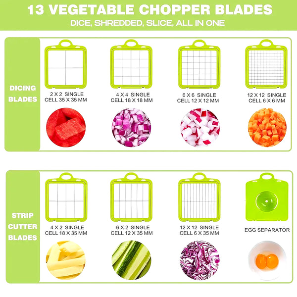 Picador Y Rayador De Verduras 22 En 1 - Varietas Chile - Santiago