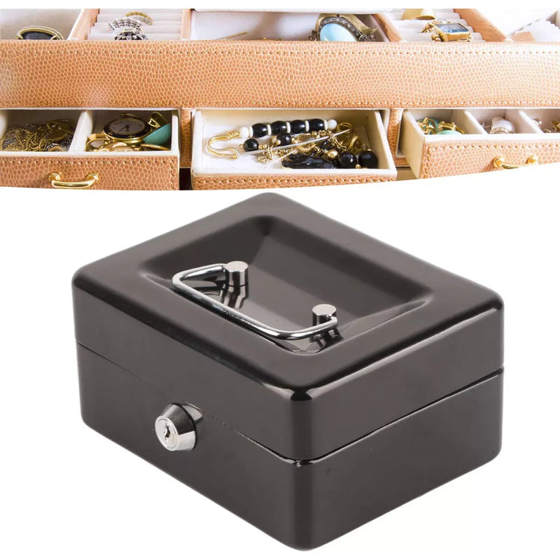 Caja De Dinero Portátil Con Cerradura