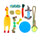 Set 10 Juguetes Para Mascotas Hamburgue