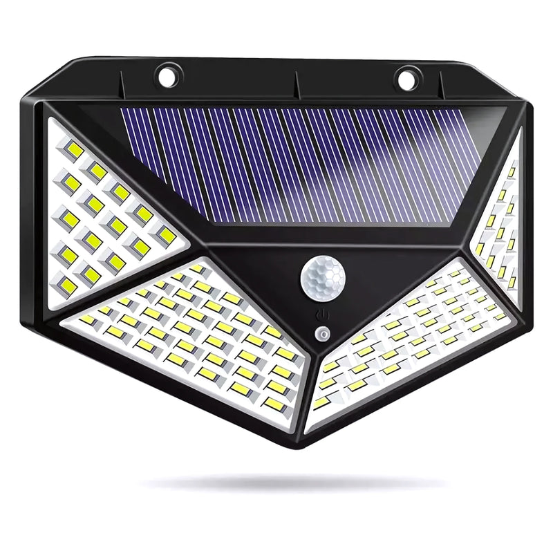 Foco Solar 100 Led Sensor Movimiento - Varietas Chile - Santiago