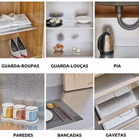 Papel Aluminio Autoadhesivo Para Cocina