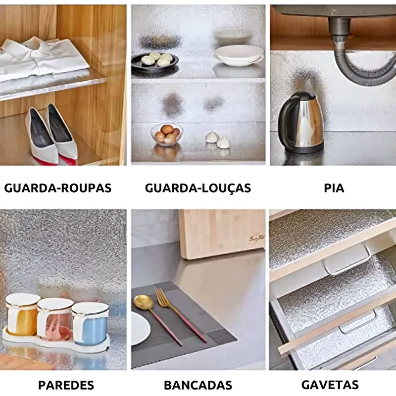 Papel Aluminio Autoadhesivo Para Cocina - Varietas Chile - Santiago