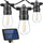 Pack 2 Guirnalda Para 10 Led Solar 10M