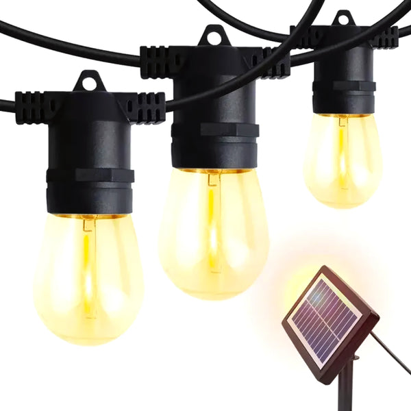 Pack 2 Guirnalda Para 10 Led Solar 10M - Varietas Chile - Santiago