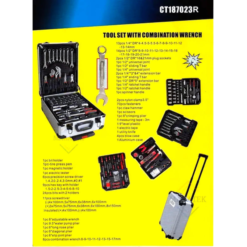 Caja Herramientas 187 Piezas Maletin - Varietas Chile - Santiago