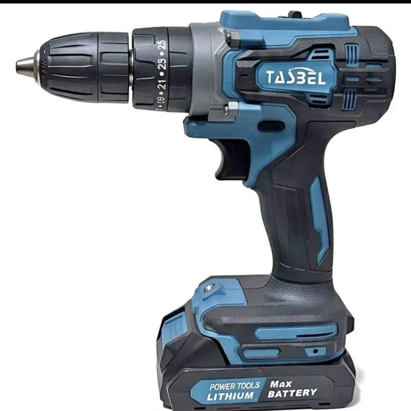 Taladro 98V Inalambric 2 Bat Tasbel Azul