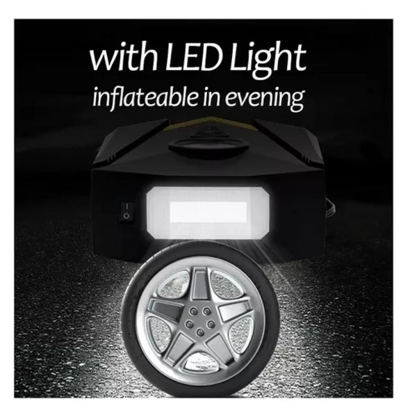 Minicompresor Portatil Auto Linterna 12V