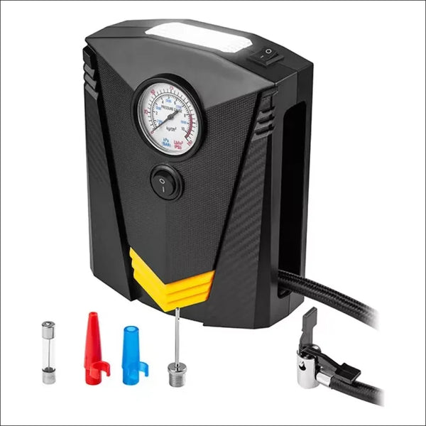 Minicompresor Portatil Auto Linterna 12V