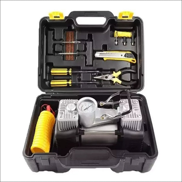 Compresor Aire Doble Cilindro 12V Accs -en tu casa Chile - Santiago