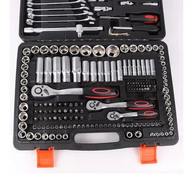 Caja Herramientas Dados Y Llaves 216 Pcs