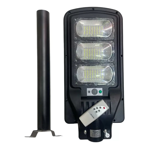 Foco Solar Luminaria 300W Poste -en tu casa Chile - Santiago