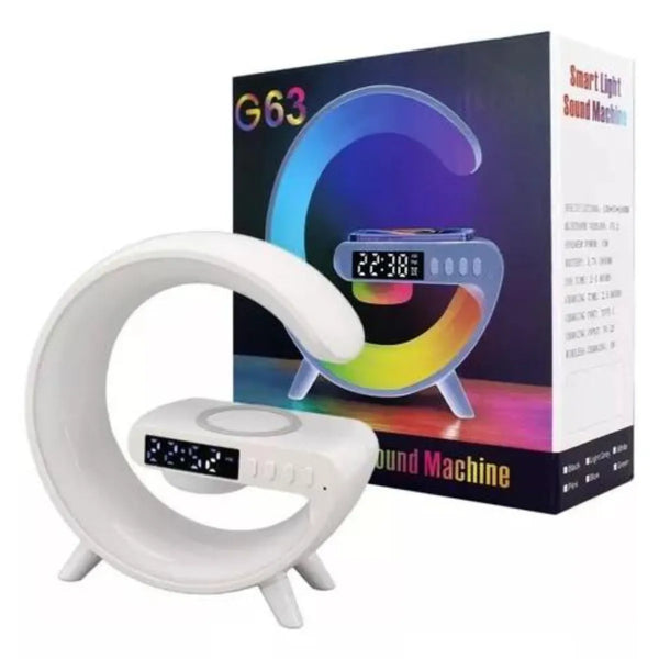 Altavoz Bluetooth Con Reloj Y Cargador