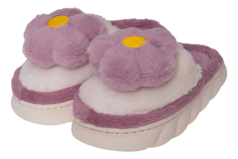 Pantufla Hana Lila Mujer Invierno