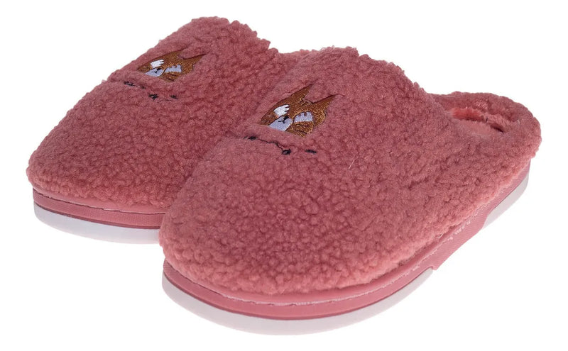 Pantufla Molly Mujer Palo Rosa Invierno