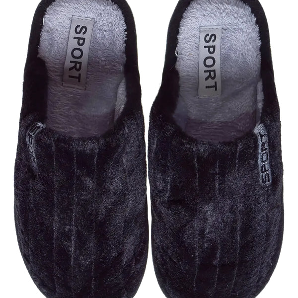 Pantufla Manuel Hombre Negro Invierno - Varietas Chile - Santiago