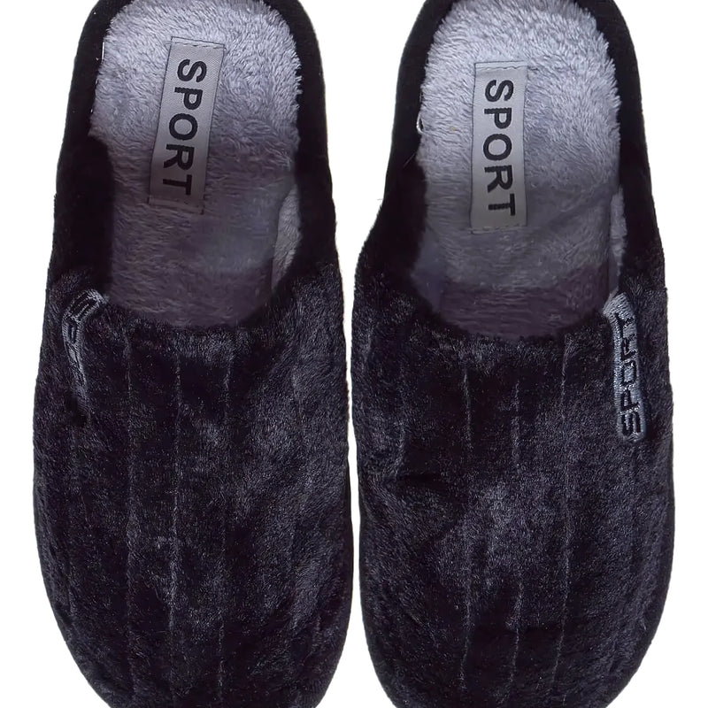 Pantufla Manuel Hombre Negro Invierno - Varietas Chile - Santiago