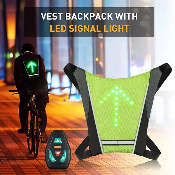 Chaleco Con Señalizador Para Bicicleta