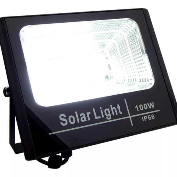 Foco Solar 154 Led 100 Watts Panel Solar