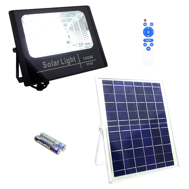 Foco Solar 154 Led 100 Watts Panel Solar - Varietas Chile - Santiago
